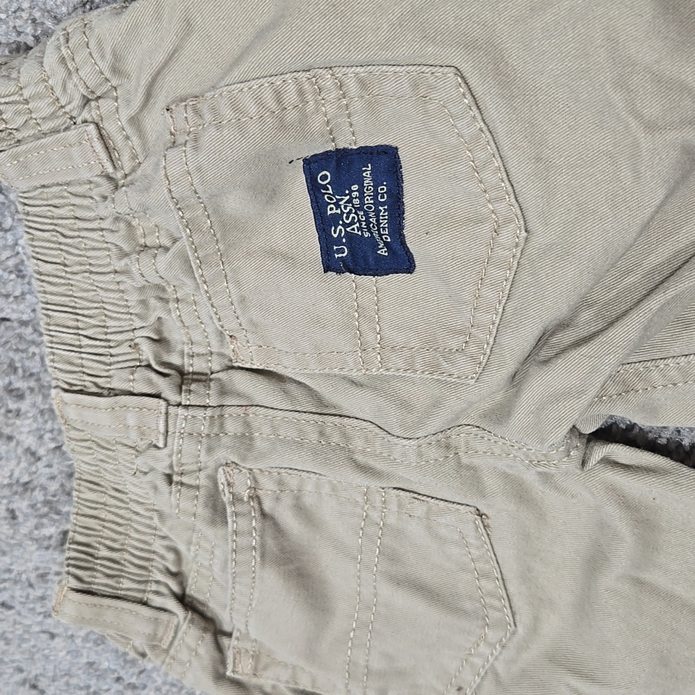 2T U.S. Polo Assn. Khaki uniform pants for toddler boys - Picture 5 of 9